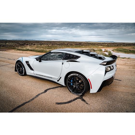 2014-2019 C7 Chevy Corvette Stingray Quarter Louvers - GlassSkinz C7BD-QTR-RAWGB