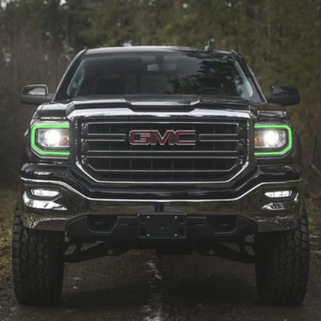 RGB Halo Kits GMC Sierra 1500 Multicolor DRL Boards (2016-2018)