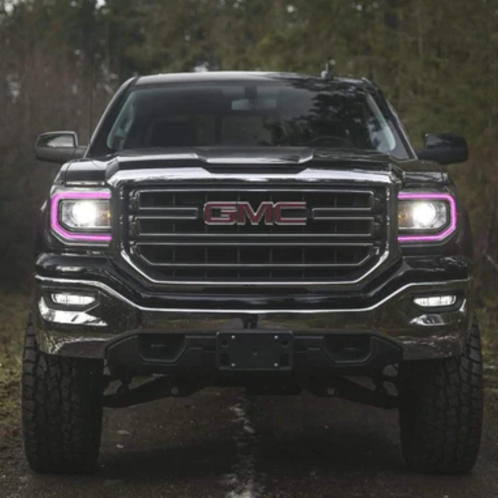 RGB Halo Kits GMC Sierra 1500 Multicolor DRL Boards (2016-2018)