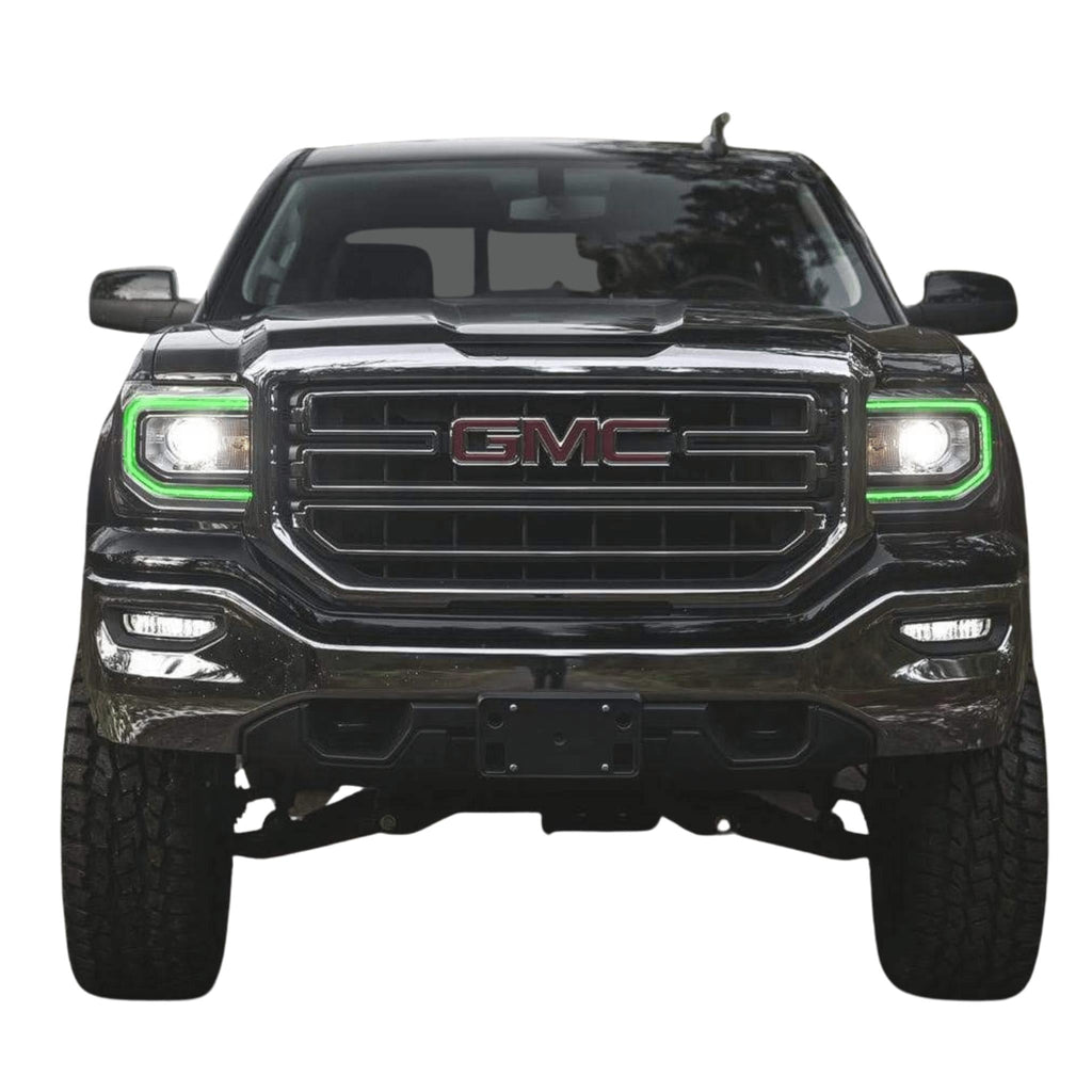 RGB Halo Kits GMC Sierra 1500 Multicolor DRL Boards (2016-2018)