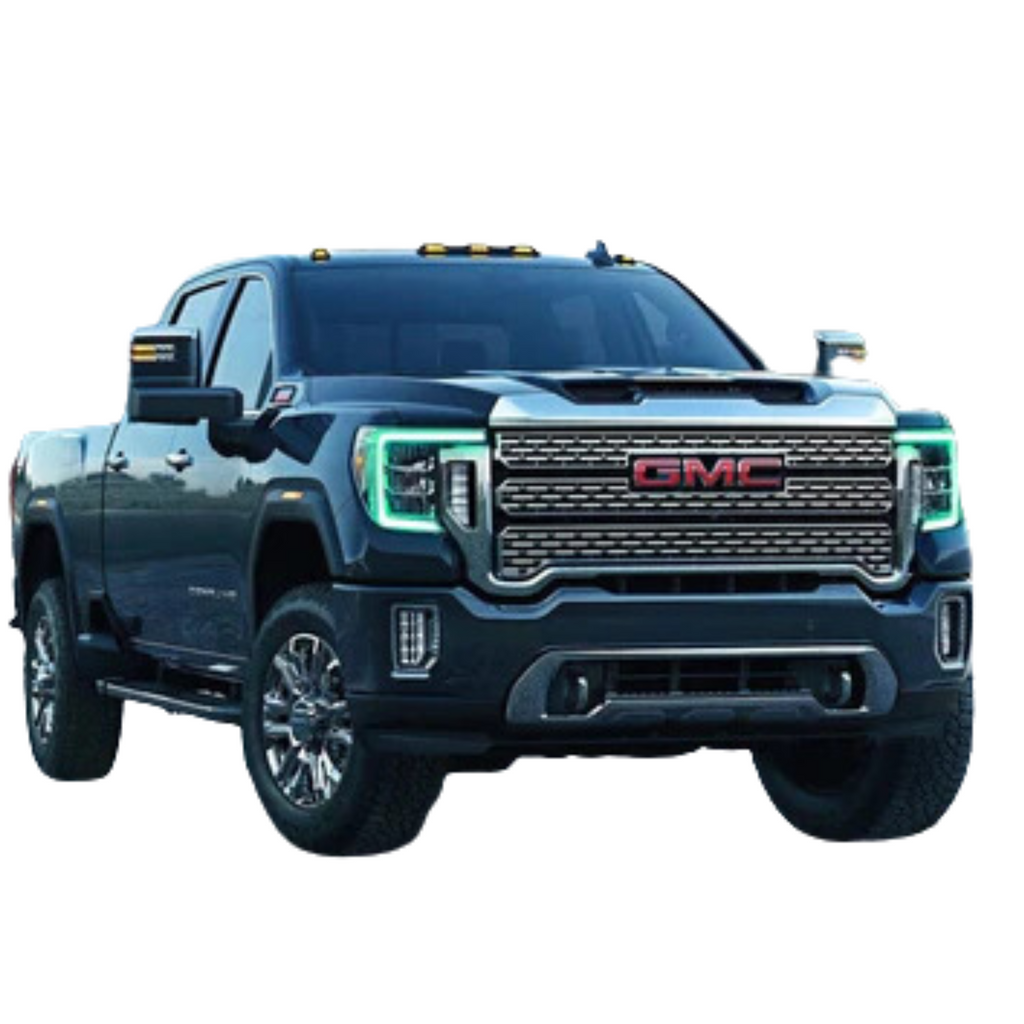 RGB Halo Kits GMC Sierra 2500/3500 HD | Multicolor RGBW DRL Boards (2020-2023)