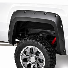 Load image into Gallery viewer, GMC Sierra 2500 HD black pocket style fender flares with extra tire coverage