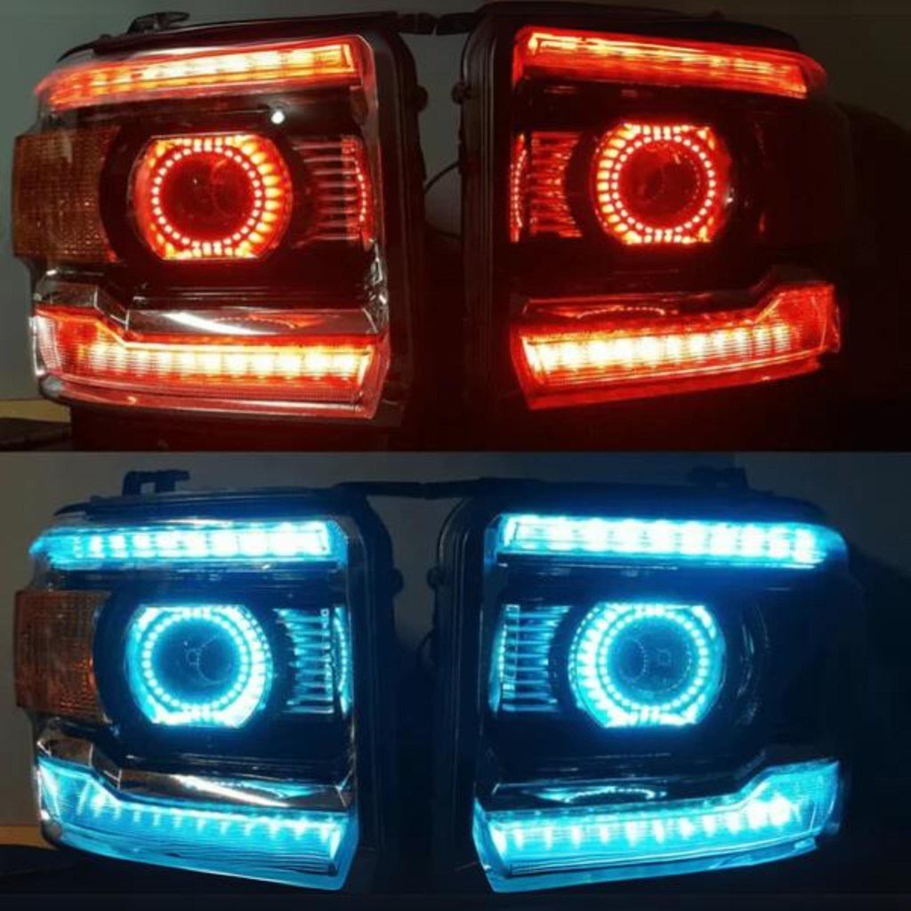 RGB Halo Kits GMC Sierra RGBW DRL Boards (2014-2015)