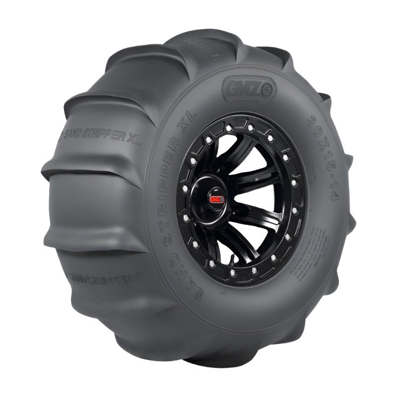 GMZ Sand Stripper Rear XL Tire - 14 Paddle 7/8in - 30x15-14 - Black Ops Auto Works