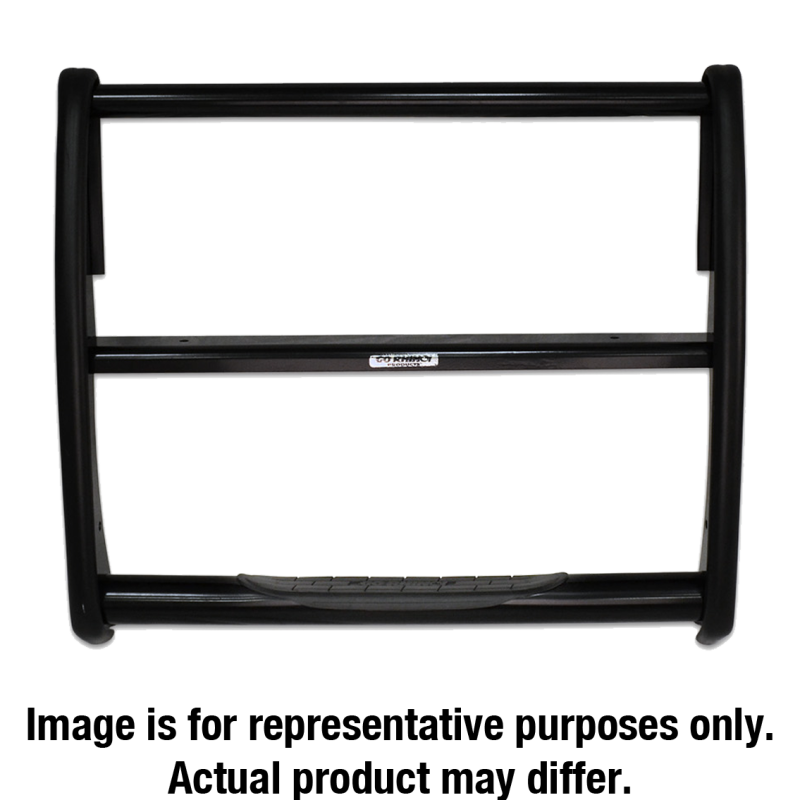 Go Rhino 07-13 Chevrolet Avalanche 3000 Series StepGuard - Black (Center Grille Guard Only) - Black Ops Auto Works