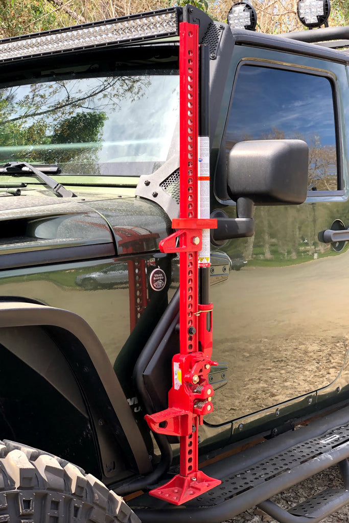 Go Rhino 07-18 Jeep Wrangler JK/JKU Exterior Jack Mount-Jacks-Go Rhino-887753622006-
