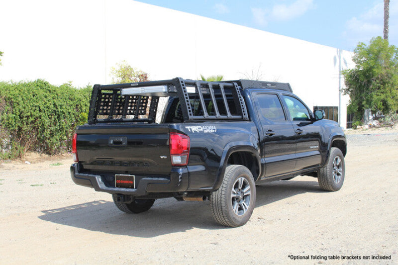 Go Rhino 15-22 Chevrolet/GMC Colorado/Canyon XRS Overland Xtreme Rack Blk - Box 2 (Req. 5951000T-01) - Black Ops Auto Works