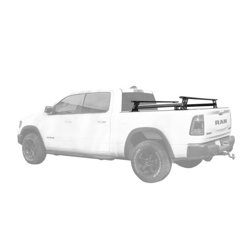 Go Rhino 15-22 Ford F-150 / 07-21 Toy. Tundra XRS Cross Bars Kit - Tex Blk (Attch Tonneau Cvr T-Trk) - Black Ops Auto Works