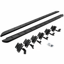 Load image into Gallery viewer, Go Rhino 15-22 Ford F-150 (17-22 Raptor) SC RB10 Slim Running Boards Kit (w/Brackets) - Tex. Blk - Go Rhino GOR63415587SPC