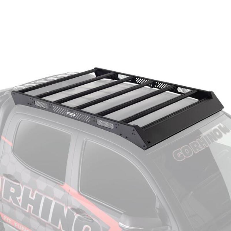 Go Rhino 16-23 Toyota Tacoma DC Ceros Low Profile Roof Rack - Tex. Blk - Black Ops Auto Works