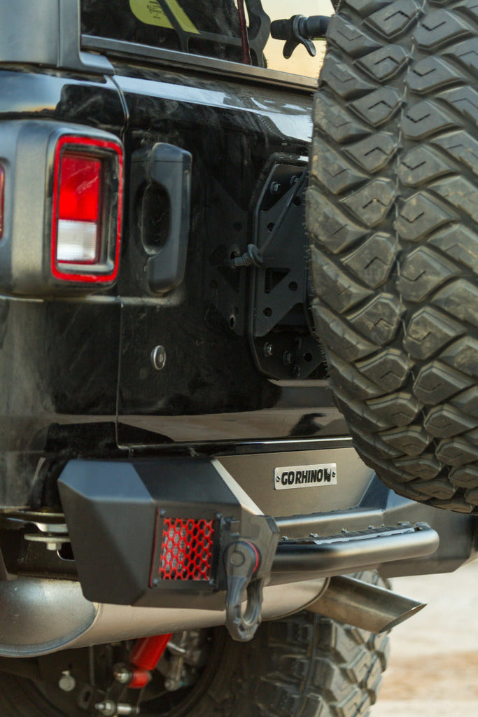 Go Rhino 18-20 Jeep Wrangler JL/JLU Rockline Spare Tire Relocation - Black Ops Auto Works