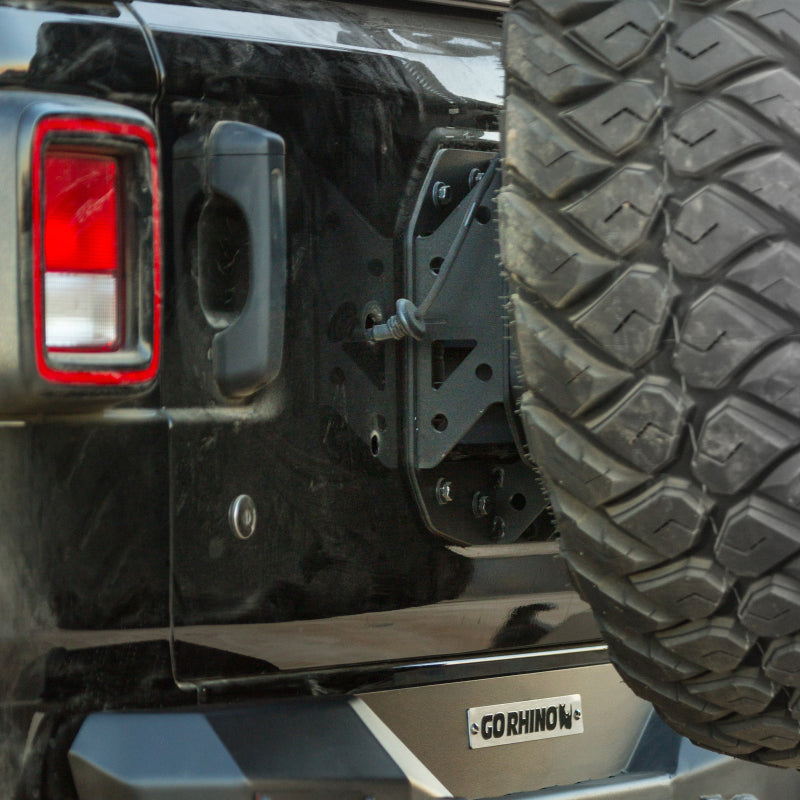 Go Rhino 18-20 Jeep Wrangler JL/JLU Rockline Spare Tire Relocation - Black Ops Auto Works