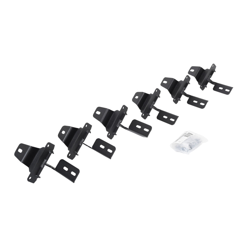 Go Rhino 18-20 Jeep Wrangler JLU Brackets for RB Running Boards - Black Ops Auto Works