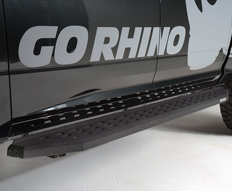 Go Rhino 19-20 Ram 1500 RB20 Complete Kit w/RB20 + Brkts + 2 RB20 Drop Steps - Black Ops Auto Works