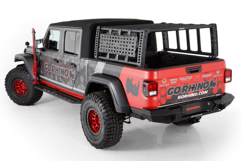 Go Rhino 19-21 Jeep Gladiator XRS Overland Xtreme Rack - Box 1 (Req. gor5950000T-02) - Black Ops Auto Works