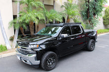 Load image into Gallery viewer, Go Rhino 19-23 Chevrolet/GMC Silverado/Sierra 1500 CC Ceros Low Profile Roof Rack - Tex. Blk - Black Ops Auto Works