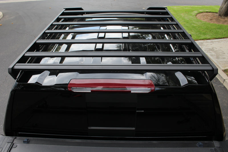 Go Rhino 19-23 Chevrolet/GMC Silverado/Sierra 1500 CC Ceros Low Profile Roof Rack - Tex. Blk - Black Ops Auto Works