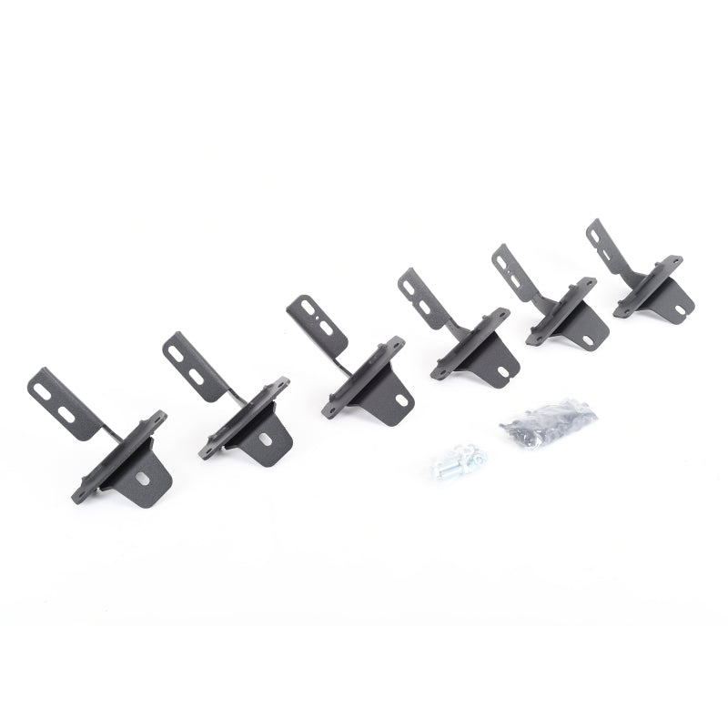 Go Rhino 2021+ Ford Bronco Brackets for RB Running Boards Textured Black - Black Ops Auto Works