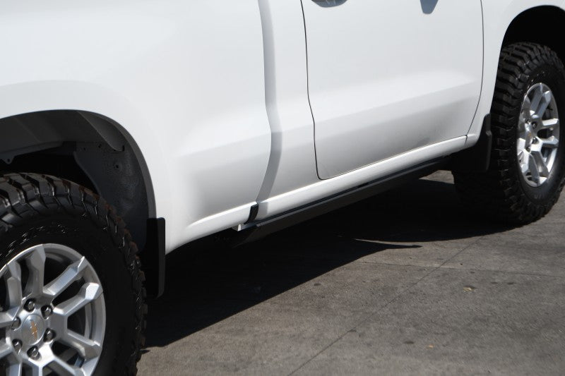 Go Rhino 2022 Chevrolet Silverado 1500 Std Cab 2dr E-BOARD E1 Electric Running Board Kit - Tex. Blk - Black Ops Auto Works