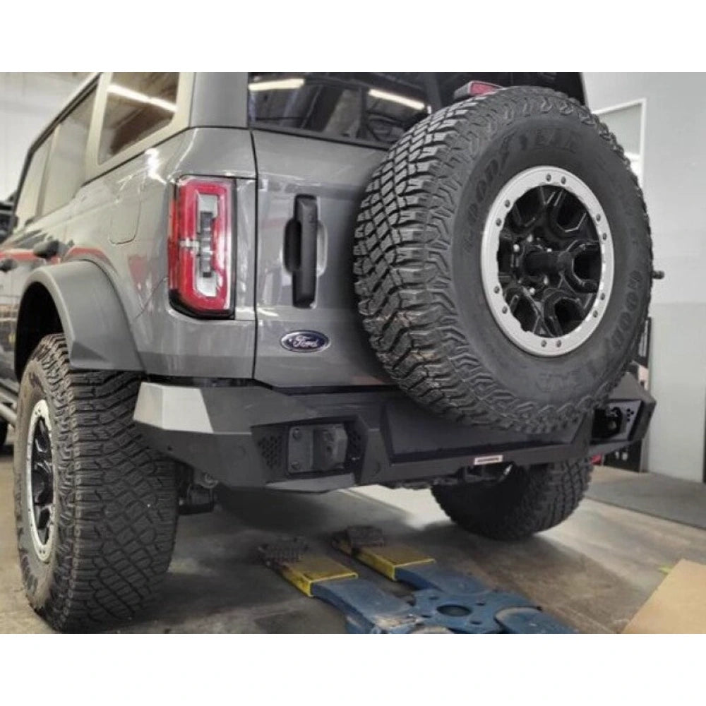 Go Rhino 21-26 Ford Bronco Trailline Rear Full Width Bumper - Go Rhino GOR271400T