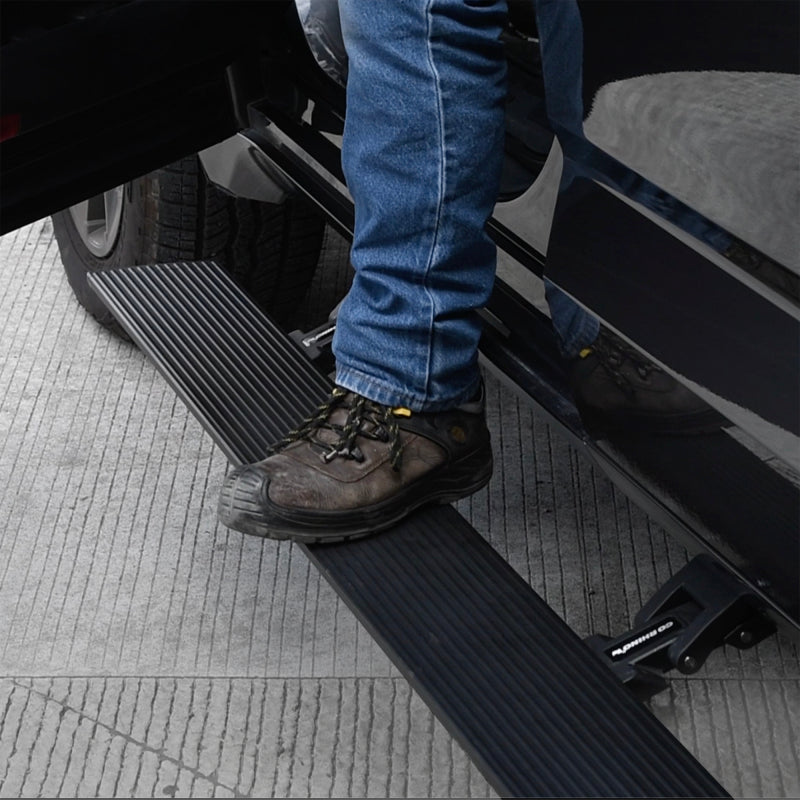 Go Rhino 22-24 Toyota Tundra Crew Cab E-BOARD E1 Electric Running Board Kit - Tex. Blk - Black Ops Auto Works