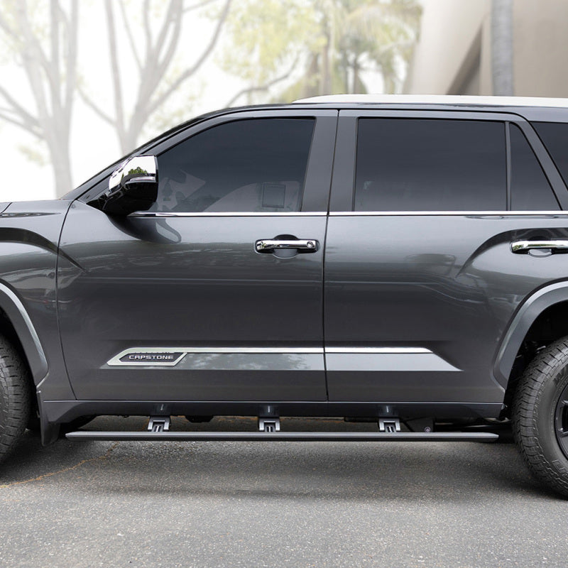 Go Rhino 23-24 Toyota Sequoia Sport Utility (Ex. Hybrid) E1 Electric Running Board Kit - Text. Black - Black Ops Auto Works