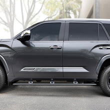 Load image into Gallery viewer, Go Rhino 23-24 Toyota Sequoia Sport Utility (Ex. Hybrid) E1 Electric Running Board Kit - Text. Black - Black Ops Auto Works
