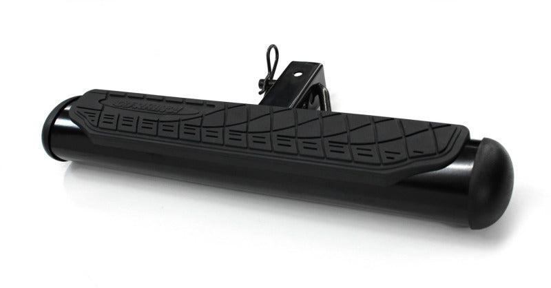 Go Rhino 4in Oval Hitch Step - Black - Black Ops Auto Works