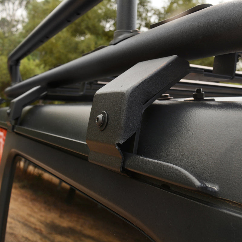 Go Rhino 6pc Rain Gutter Mounting Kit for SRM Rack - Black Ops Auto Works