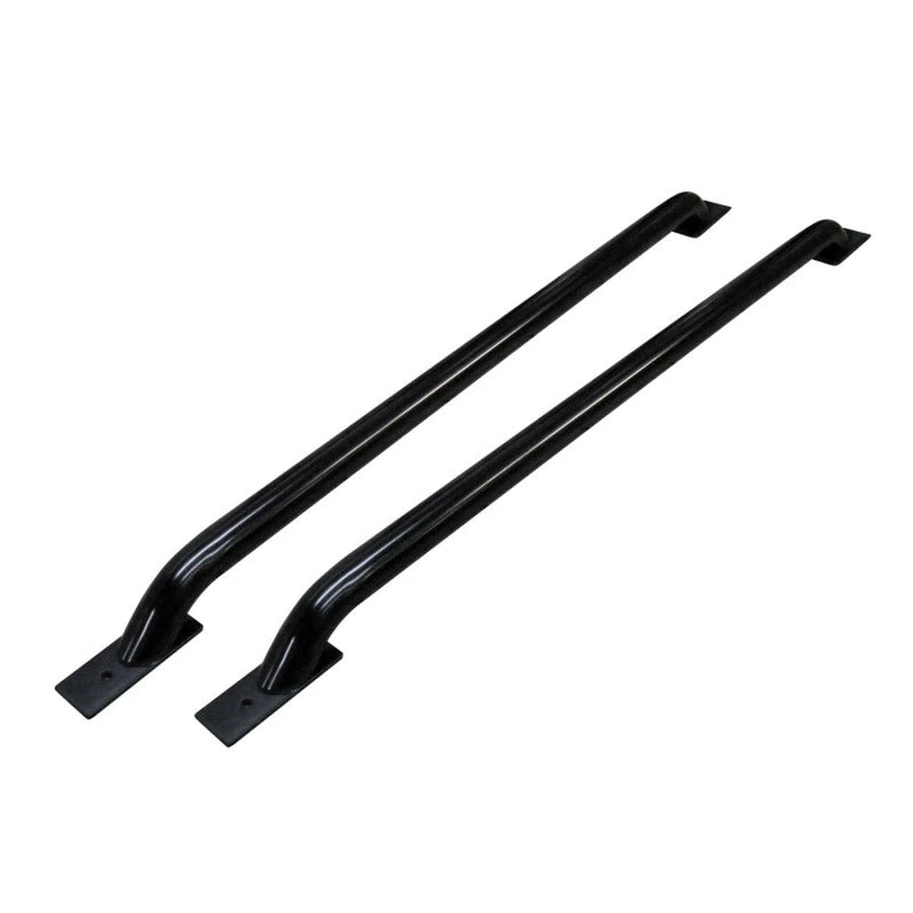 Go Rhino 8061B Stake-Pocket Bed Rails — Black, Select 6.5-ft GM Beds — product view 1
