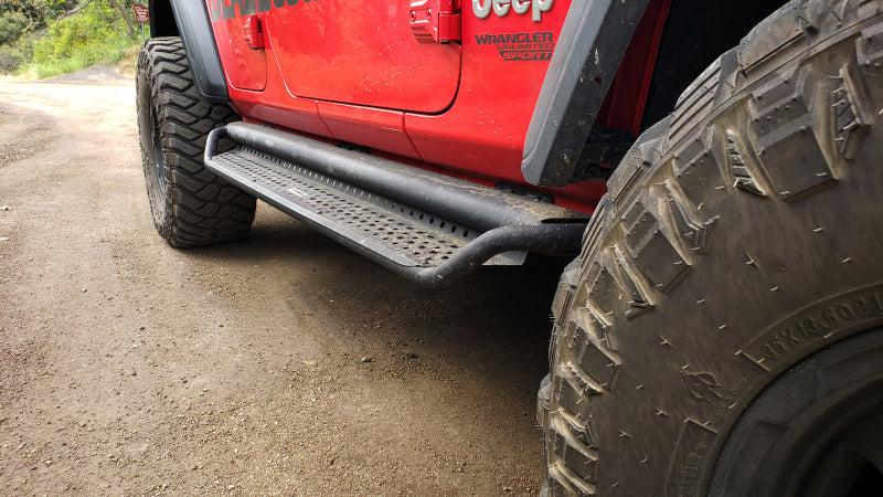 Go Rhino Dominator Extreme D1 Side Steps - Tex Blk - 73in - Black Ops Auto Works