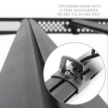 Load image into Gallery viewer, Go Rhino 16-23 Toyota Tacoma DC Ceros Low Profile Roof Rack - Tex. Blk - Go Rhino GOR5933000T