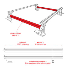 Load image into Gallery viewer, Go Rhino Universal XRS 37 3/4 Cross Rail Accessory Set - Tex. Black - Go Rhino GOR5935010T