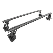 Load image into Gallery viewer, Go Rhino 15-22 Ford F-150 / 07-21 Toy. Tundra XRS Cross Bars Kit - Tex Blk (Attch Tonneau Cvr T-Trk) - Go Rhino GOR5935015T