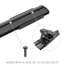 Load image into Gallery viewer, Go Rhino 15-22 Ford F-150 / 07-21 Toy. Tundra XRS Cross Bars Kit - Tex Blk (Attch Tonneau Cvr T-Trk) - Go Rhino GOR5935015T