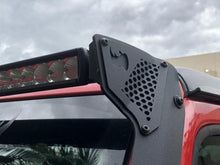 Load image into Gallery viewer, Go Rhino 18-20 Jeep Wrangler JL/JLU/Gladiator JT XE Windshield Light Bar Mount - 50in Single Row - Go Rhino GOR730500T