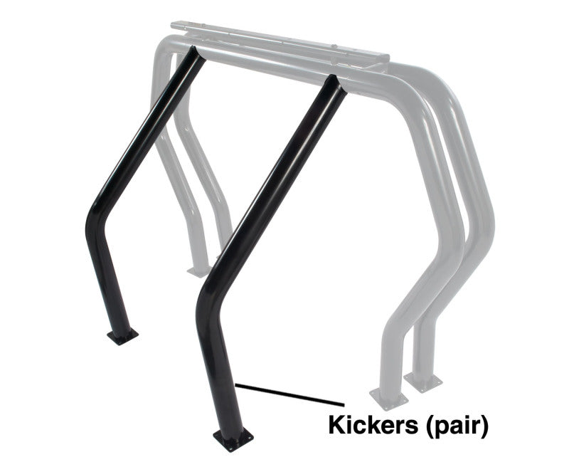 Go Rhino RHINO Bed Bar - Kickers - Black - Go Rhino GOR9370B