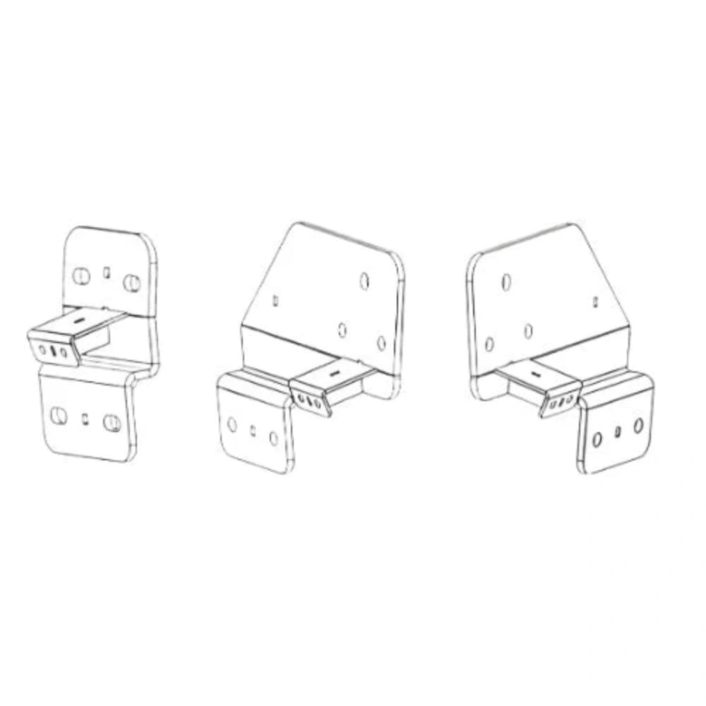 Go Rhino 09-19 Ram 1500 Brackets for Dominator Extreme SideSteps - Go Rhino GORD64205TK