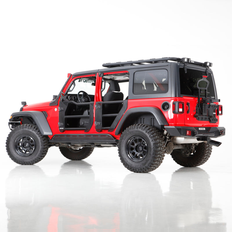 Go Rhino Jeep 18-21 Wrangler JLU/20-21 Gladiator JT Trailline Replacement Front Tube Door - Black Ops Auto Works