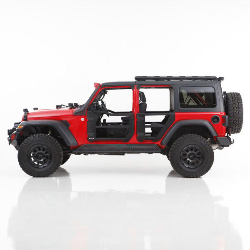 Go Rhino Jeep 18-21 Wrangler JLU/20-21 Gladiator JT Trailline Replacement Front Tube Door - Black Ops Auto Works