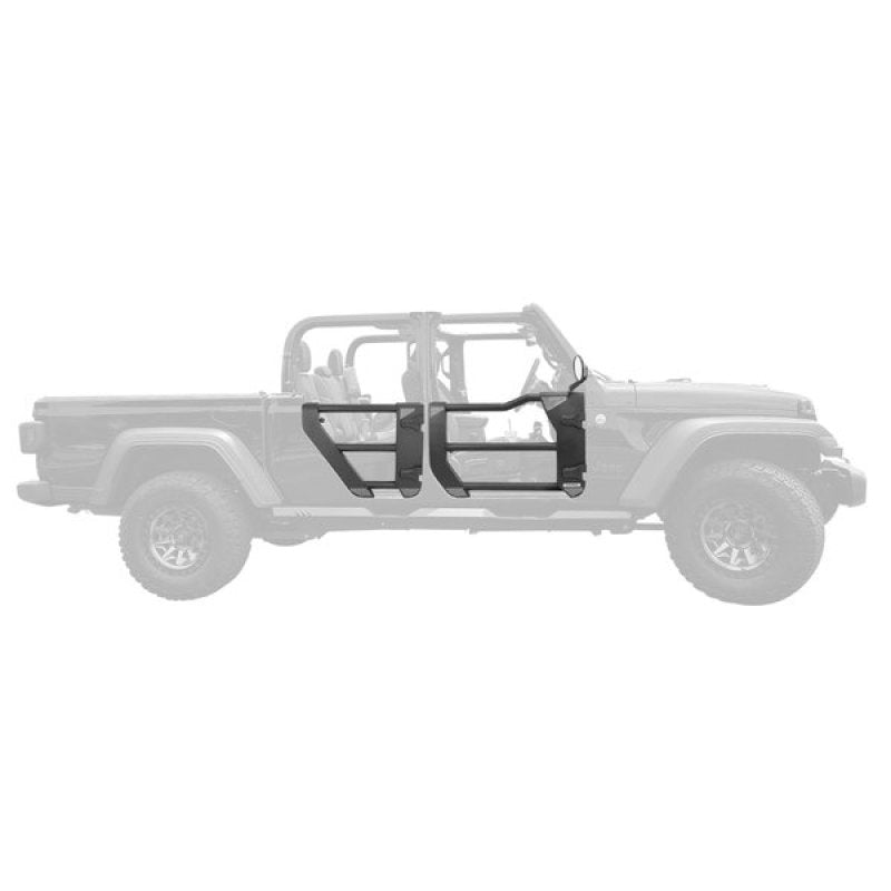 Go Rhino Jeep 18-21 Wrangler JLU/20-21 Gladiator JT Trailline Replacement Rear Tube Door - Black Ops Auto Works