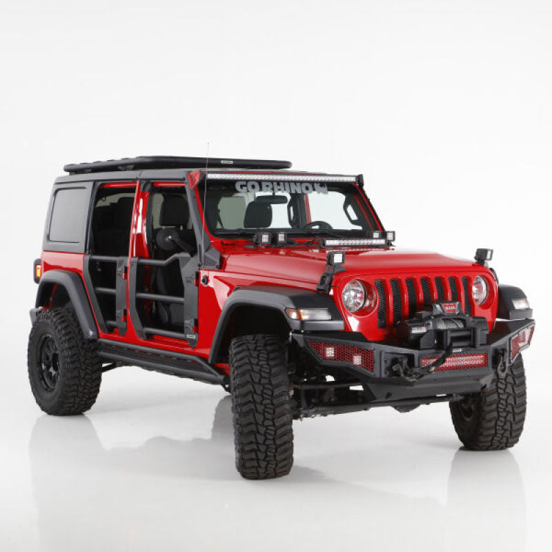 Go Rhino Jeep 18-21 Wrangler JLU/20-21 Gladiator JT Trailline Replacement Rear Tube Door - Black Ops Auto Works