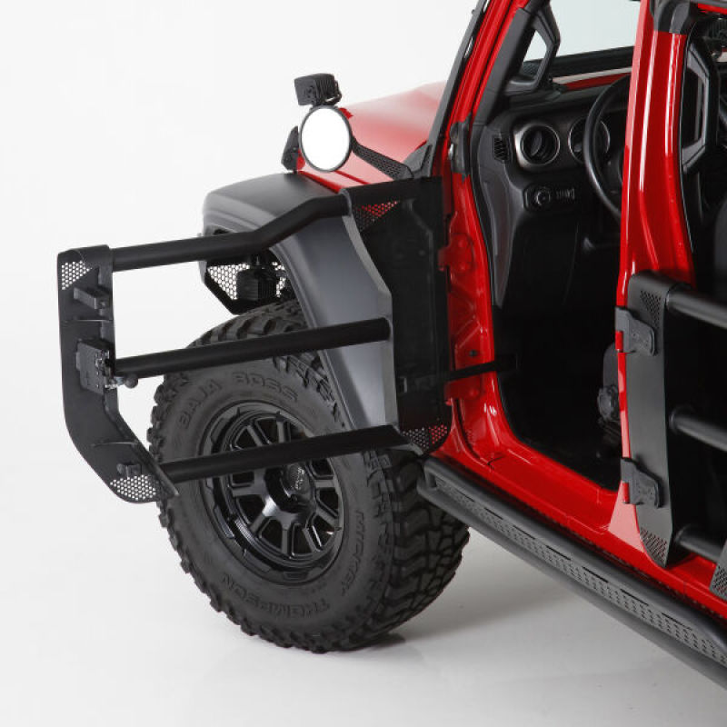 Go Rhino Jeep 18-21 Wrangler JLU/20-21 Gladiator JT Trailline Replacement Rear Tube Door - Black Ops Auto Works