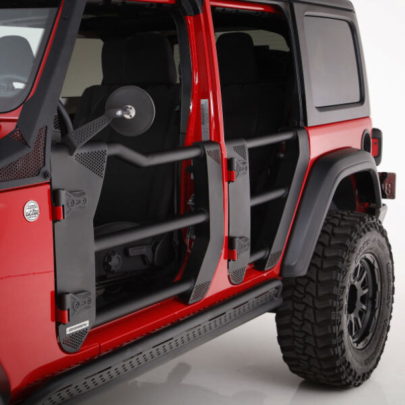 Go Rhino Jeep 18-21 Wrangler JLU/20-21 Gladiator JT Trailline Replacement Rear Tube Door - Black Ops Auto Works