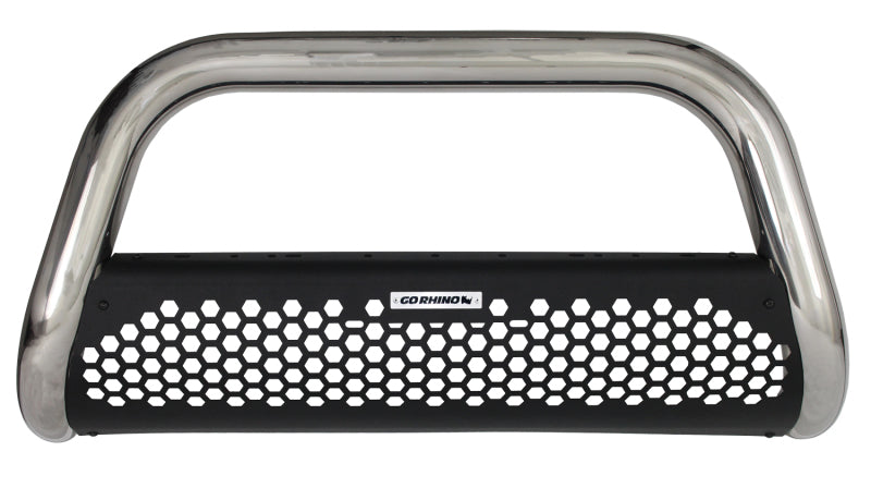 Go Rhino RC2 Frame - 3in - Central Mount - Stainless - Black Ops Auto Works