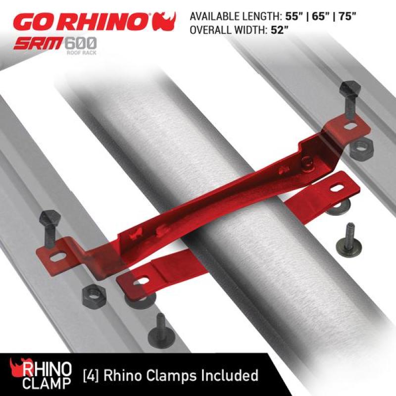 Go Rhino Universal 65in SRM 600 Basket Style Rack - Textured black - Black Ops Auto Works