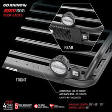Load image into Gallery viewer, Go Rhino Universal 65in SRM 600 Basket Style Rack - Textured black - Black Ops Auto Works