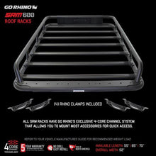 Load image into Gallery viewer, Go Rhino Universal 65in SRM 600 Basket Style Rack - Textured black - Black Ops Auto Works