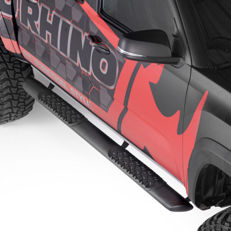 Go Rhino V-Series V3 Side Step - Universal 87in. (Fits 4DR) - Tex. Blk - Black Ops Auto Works