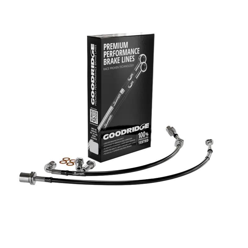 Goodridge 06-22 Lexus IS350/ISF/RCF/RC Turbo Stainless Steel Front Brake Lines Goodridge GRI21511F